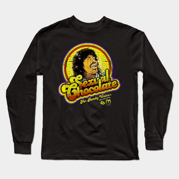 Vintage sexual chocolate mr randy watson Long Sleeve T-Shirt by fei2al